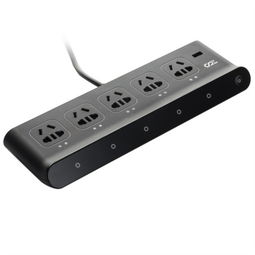 實智P1黑色電視智能插排 家電配件的創(chuàng)新升級